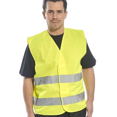 Hi-vis two-band vest (C474) Thumbnail