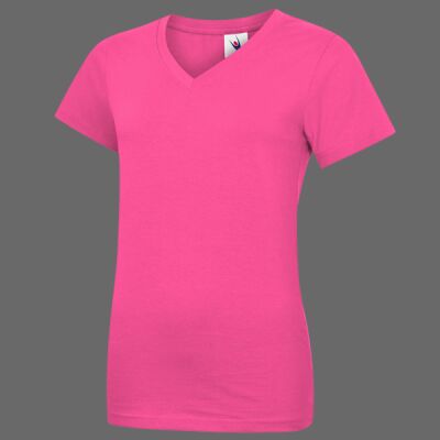 Ladies Classic V-Neck T-Shirt Thumbnail